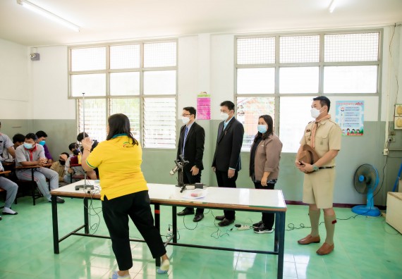 ภาพกิจกรรม  คณะวิทยาศาสตร์และเทคโนโลยี จัดค่ายวิทยาศาสตร์สัญจรโรงเรียนสักงามวิทยา