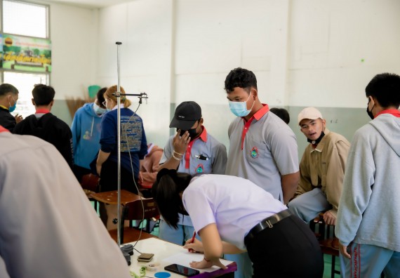 ภาพกิจกรรม  คณะวิทยาศาสตร์และเทคโนโลยี จัดค่ายวิทยาศาสตร์สัญจรโรงเรียนสักงามวิทยา