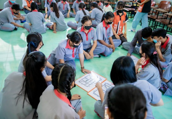 ภาพกิจกรรม  คณะวิทยาศาสตร์และเทคโนโลยี จัดค่ายวิทยาศาสตร์สัญจรโรงเรียนสักงามวิทยา