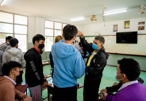 ภาพกิจกรรม  คณะวิทยาศาสตร์และเทคโนโลยี จัดค่ายวิทยาศาสตร์สัญจรโรงเรียนสักงามวิทยา