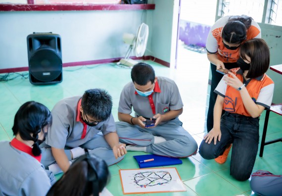 ภาพกิจกรรม  คณะวิทยาศาสตร์และเทคโนโลยี จัดค่ายวิทยาศาสตร์สัญจรโรงเรียนสักงามวิทยา