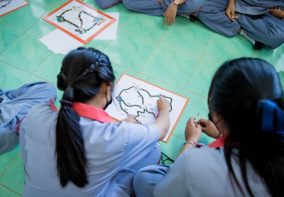 ภาพกิจกรรม  คณะวิทยาศาสตร์และเทคโนโลยี จัดค่ายวิทยาศาสตร์สัญจรโรงเรียนสักงามวิทยา