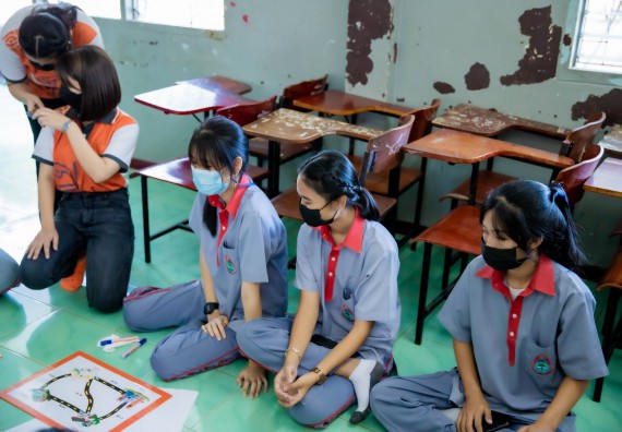 ภาพกิจกรรม  คณะวิทยาศาสตร์และเทคโนโลยี จัดค่ายวิทยาศาสตร์สัญจรโรงเรียนสักงามวิทยา