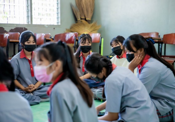 ภาพกิจกรรม  คณะวิทยาศาสตร์และเทคโนโลยี จัดค่ายวิทยาศาสตร์สัญจรโรงเรียนสักงามวิทยา