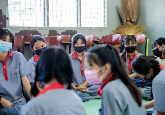 ภาพกิจกรรม  คณะวิทยาศาสตร์และเทคโนโลยี จัดค่ายวิทยาศาสตร์สัญจรโรงเรียนสักงามวิทยา