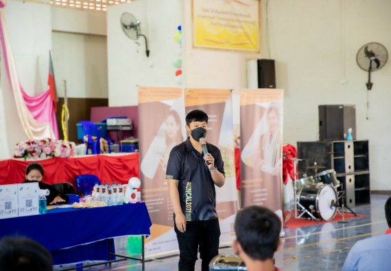 ภาพกิจกรรม  คณะวิทยาศาสตร์และเทคโนโลยี จัดค่ายวิทยาศาสตร์สัญจรโรงเรียนสักงามวิทยา