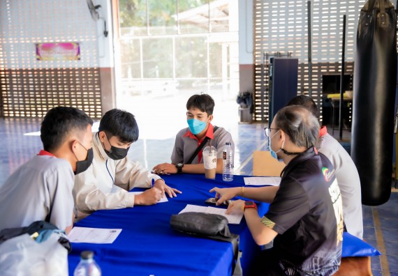 ภาพกิจกรรม  คณะวิทยาศาสตร์และเทคโนโลยี จัดค่ายวิทยาศาสตร์สัญจรโรงเรียนสักงามวิทยา