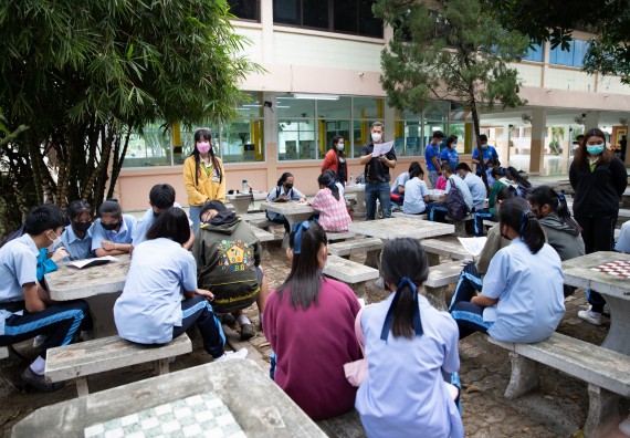ภาพกิจกรรม  คณะวิทยาศาสตร์และเทคโนโลยี จัดค่ายวิทยาศาสตร์สัญจรโรงเรียนมัธยมพัชรกิติยาภา 2 กำแพงเพชร