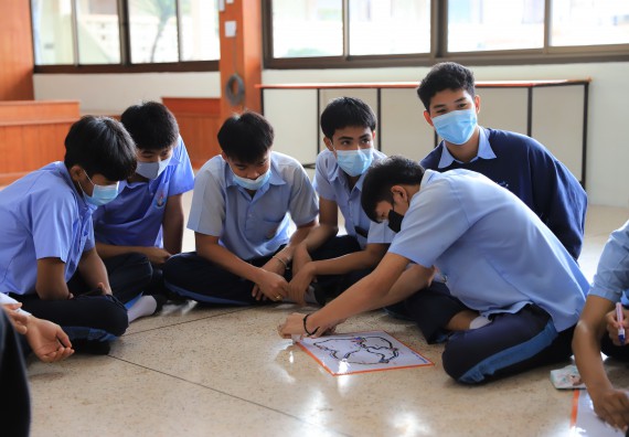 ภาพกิจกรรม  คณะวิทยาศาสตร์และเทคโนโลยี จัดค่ายวิทยาศาสตร์สัญจรโรงเรียนมัธยมพัชรกิติยาภา 2 กำแพงเพชร