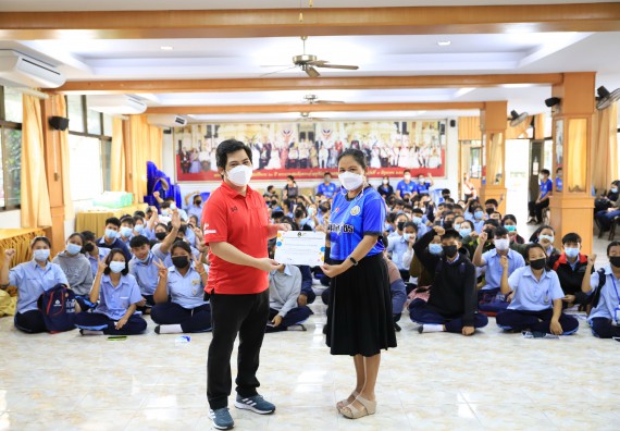 ภาพกิจกรรม  คณะวิทยาศาสตร์และเทคโนโลยี จัดค่ายวิทยาศาสตร์สัญจรโรงเรียนมัธยมพัชรกิติยาภา 2 กำแพงเพชร