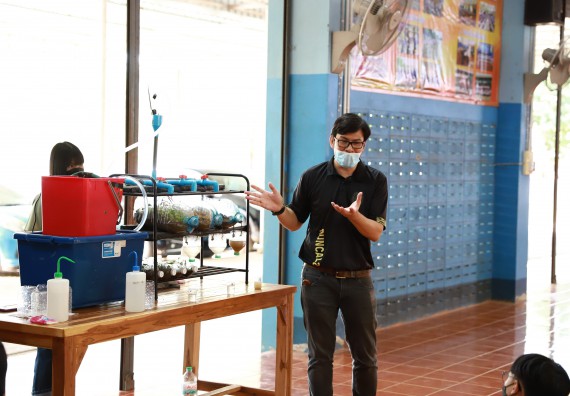 ภาพกิจกรรม  คณะวิทยาศาสตร์และเทคโนโลยี จัดค่ายวิทยาศาสตร์สัญจรโรงเรียนโกสัมพีวิทยา