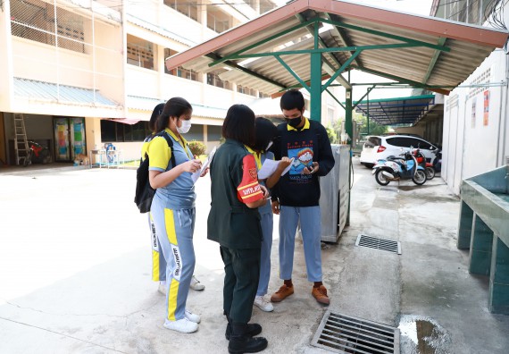 ภาพกิจกรรม  คณะวิทยาศาสตร์และเทคโนโลยี จัดค่ายวิทยาศาสตร์สัญจรโรงเรียนสลกบาตรวิทยา