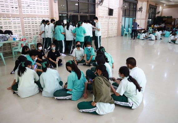 ภาพกิจกรรม  คณะวิทยาศาสตร์และเทคโนโลยี จัดค่ายวิทยาศาสตร์สัญจรโรงเรียนลานกระบือวิทยา