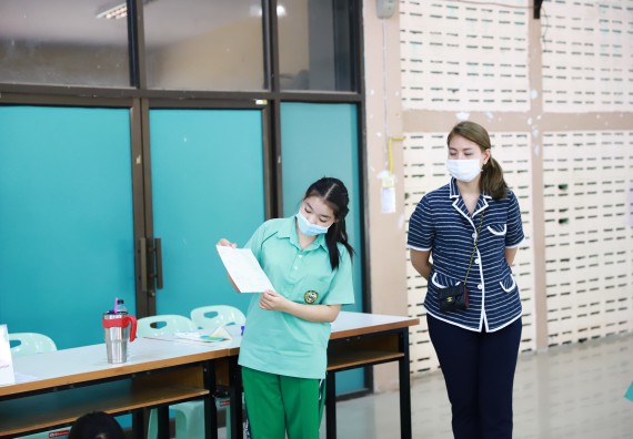 ภาพกิจกรรม  คณะวิทยาศาสตร์และเทคโนโลยี จัดค่ายวิทยาศาสตร์สัญจรโรงเรียนลานกระบือวิทยา