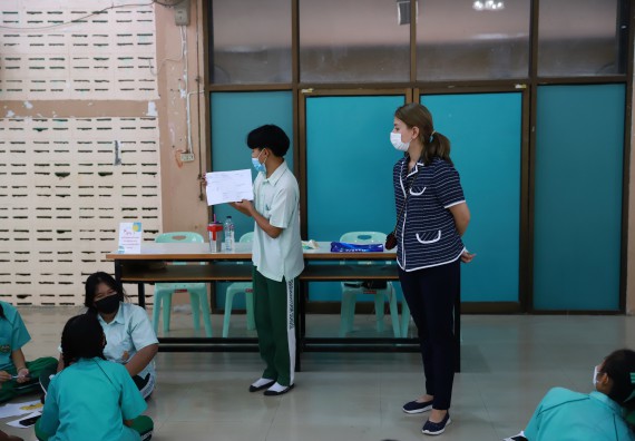 ภาพกิจกรรม  คณะวิทยาศาสตร์และเทคโนโลยี จัดค่ายวิทยาศาสตร์สัญจรโรงเรียนลานกระบือวิทยา