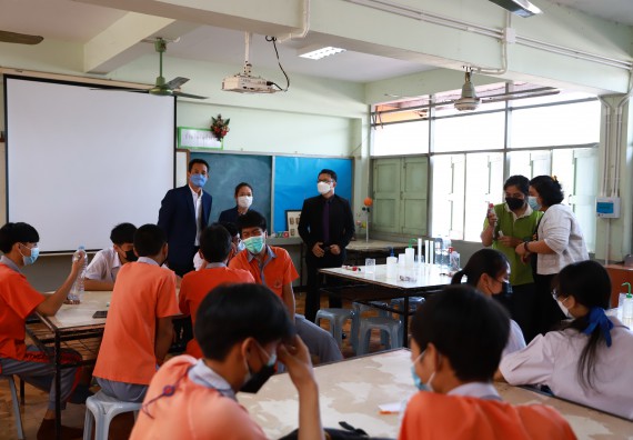 คณะวิทยาศาสตร์และเทคโนโลยี จัดค่ายวิทยาศาสตร์สัญจรโรงเรียนคณฑีพิทยาคม