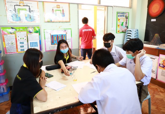 คณะวิทยาศาสตร์และเทคโนโลยี จัดค่ายวิทยาศาสตร์สัญจรโรงเรียนคณฑีพิทยาคม