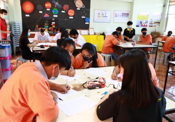 คณะวิทยาศาสตร์และเทคโนโลยี จัดค่ายวิทยาศาสตร์สัญจรโรงเรียนคณฑีพิทยาคม