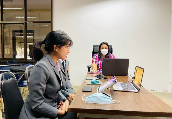 ภาพกิจกรรม คณะวิทยาศาสตร์และเทคโนโลยี นำเสนอโครงการออมสินยุวพัฒน์รักษ์ถิ่น ปี 2565