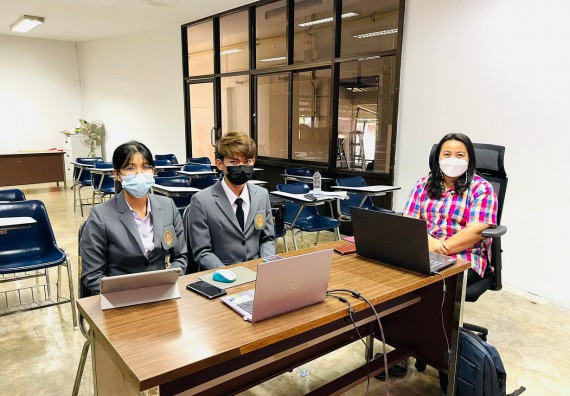 ภาพกิจกรรม คณะวิทยาศาสตร์และเทคโนโลยี นำเสนอโครงการออมสินยุวพัฒน์รักษ์ถิ่น ปี 2565