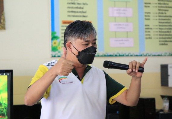 ภาพกิจกรรม คณะวิทยาศาสตร์และเทคโนโลยี จัดกิจกรรมแนะแนวเพื่อประชาสัมพันธ์หลักสูตรโรงเรียนนครไตรตรึงษ์