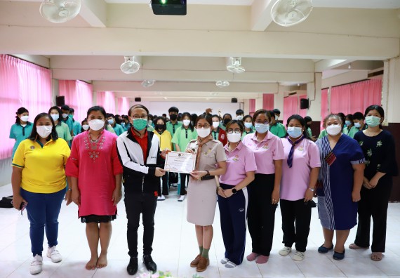 ภาพกิจกรรม  คณะวิทยาศาสตร์และเทคโนโลยี จัดค่ายวิทยาศาสตร์สัญจรโรงเรียนปางมะค่าวิทยาคม