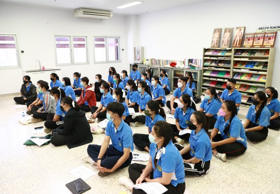 ภาพกิจกรรม  โปรแกรมวิชาสาธารณสุขศาสตร์ จัดกิจกรรมอบรมการช่วยเหลือผู้ป่วยฉุกเฉิน