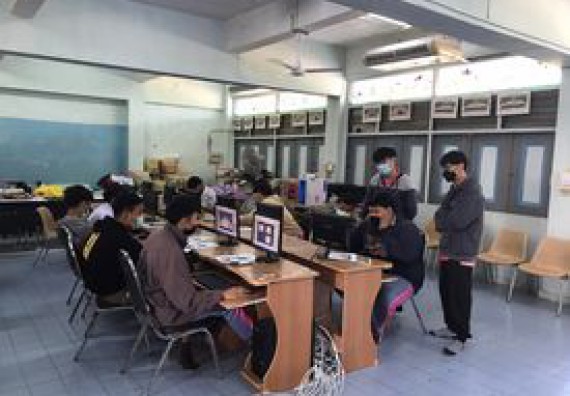 ภาพกิจกรรม  โปรแกรมวิชาวิทยาการคอมพิวเตอร์และเทคโนโลยีสารสนเทศ จัดอบรมเชิงปฏิบัติการ Infographic 3D ด้วยเว็บไซต์