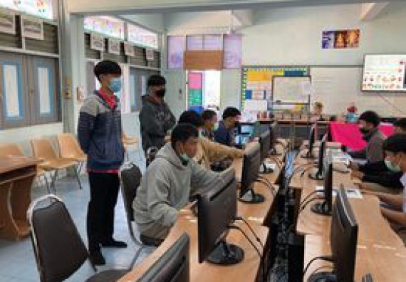 ภาพกิจกรรม  โปรแกรมวิชาวิทยาการคอมพิวเตอร์และเทคโนโลยีสารสนเทศ จัดอบรมเชิงปฏิบัติการ Infographic 3D ด้วยเว็บไซต์