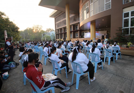 ภาพกิจกรรม  สโมสรนักศึกษาคณะวิทยาศาสตร์และเทคโนโลยี โครงการเรียนรู้ ธำรงศิลปวัฒนธรรมคณะวิทยาศาสตร์และเทคโนโลยี มหาวิทยาลัยราชภัฏกำแพงเพชร ประจำปีงบประมาณ 2565