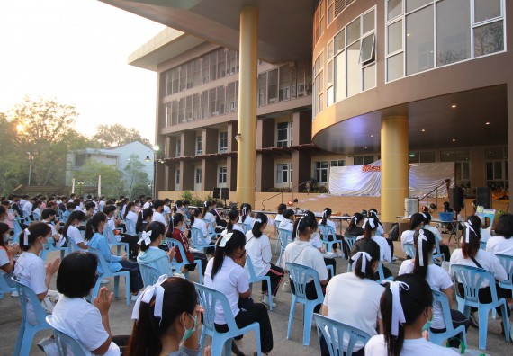 ภาพกิจกรรม  สโมสรนักศึกษาคณะวิทยาศาสตร์และเทคโนโลยี โครงการเรียนรู้ ธำรงศิลปวัฒนธรรมคณะวิทยาศาสตร์และเทคโนโลยี มหาวิทยาลัยราชภัฏกำแพงเพชร ประจำปีงบประมาณ 2565