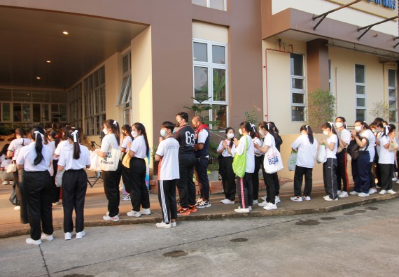 ภาพกิจกรรม  สโมสรนักศึกษาคณะวิทยาศาสตร์และเทคโนโลยี โครงการเรียนรู้ ธำรงศิลปวัฒนธรรมคณะวิทยาศาสตร์และเทคโนโลยี มหาวิทยาลัยราชภัฏกำแพงเพชร ประจำปีงบประมาณ 2565