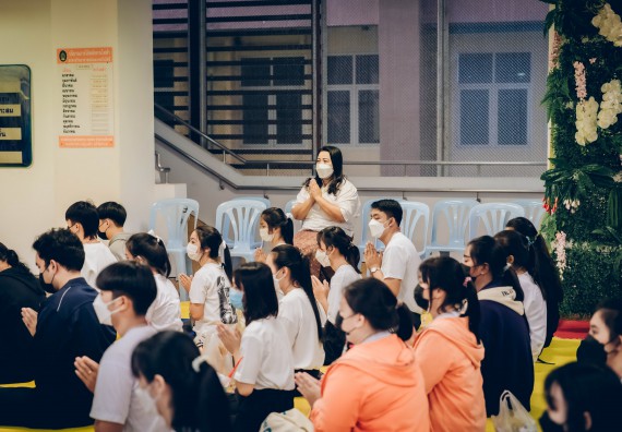 ภาพกิจกรรม  สโมสรนักศึกษาคณะวิทยาศาสตร์และเทคโนโลยี โครงการเรียนรู้ ธำรงศิลปวัฒนธรรมคณะวิทยาศาสตร์และเทคโนโลยี มหาวิทยาลัยราชภัฏกำแพงเพชร ประจำปีงบประมาณ 2565