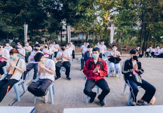 ภาพกิจกรรม  สโมสรนักศึกษาคณะวิทยาศาสตร์และเทคโนโลยี โครงการเรียนรู้ ธำรงศิลปวัฒนธรรมคณะวิทยาศาสตร์และเทคโนโลยี มหาวิทยาลัยราชภัฏกำแพงเพชร ประจำปีงบประมาณ 2565