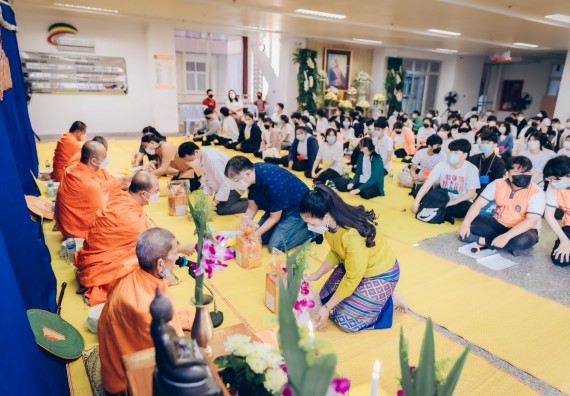 ภาพกิจกรรม  สโมสรนักศึกษาคณะวิทยาศาสตร์และเทคโนโลยี โครงการเรียนรู้ ธำรงศิลปวัฒนธรรมคณะวิทยาศาสตร์และเทคโนโลยี มหาวิทยาลัยราชภัฏกำแพงเพชร ประจำปีงบประมาณ 2565