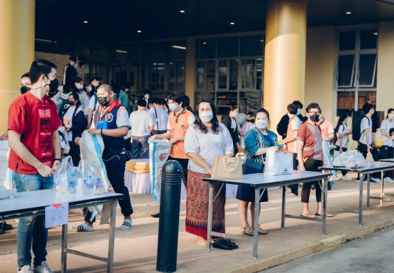 ภาพกิจกรรม  สโมสรนักศึกษาคณะวิทยาศาสตร์และเทคโนโลยี โครงการเรียนรู้ ธำรงศิลปวัฒนธรรมคณะวิทยาศาสตร์และเทคโนโลยี มหาวิทยาลัยราชภัฏกำแพงเพชร ประจำปีงบประมาณ 2565