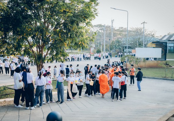ภาพกิจกรรม  สโมสรนักศึกษาคณะวิทยาศาสตร์และเทคโนโลยี โครงการเรียนรู้ ธำรงศิลปวัฒนธรรมคณะวิทยาศาสตร์และเทคโนโลยี มหาวิทยาลัยราชภัฏกำแพงเพชร ประจำปีงบประมาณ 2565