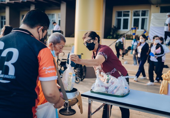 ภาพกิจกรรม  สโมสรนักศึกษาคณะวิทยาศาสตร์และเทคโนโลยี โครงการเรียนรู้ ธำรงศิลปวัฒนธรรมคณะวิทยาศาสตร์และเทคโนโลยี มหาวิทยาลัยราชภัฏกำแพงเพชร ประจำปีงบประมาณ 2565