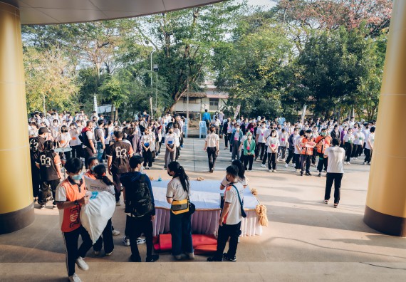 ภาพกิจกรรม  สโมสรนักศึกษาคณะวิทยาศาสตร์และเทคโนโลยี โครงการเรียนรู้ ธำรงศิลปวัฒนธรรมคณะวิทยาศาสตร์และเทคโนโลยี มหาวิทยาลัยราชภัฏกำแพงเพชร ประจำปีงบประมาณ 2565