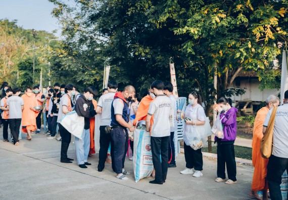 ภาพกิจกรรม  สโมสรนักศึกษาคณะวิทยาศาสตร์และเทคโนโลยี โครงการเรียนรู้ ธำรงศิลปวัฒนธรรมคณะวิทยาศาสตร์และเทคโนโลยี มหาวิทยาลัยราชภัฏกำแพงเพชร ประจำปีงบประมาณ 2565