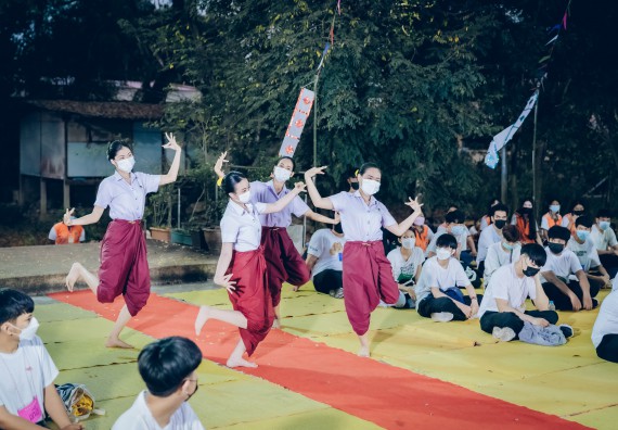 ภาพกิจกรรม  สโมสรนักศึกษาคณะวิทยาศาสตร์และเทคโนโลยี โครงการเรียนรู้ ธำรงศิลปวัฒนธรรมคณะวิทยาศาสตร์และเทคโนโลยี มหาวิทยาลัยราชภัฏกำแพงเพชร ประจำปีงบประมาณ 2565