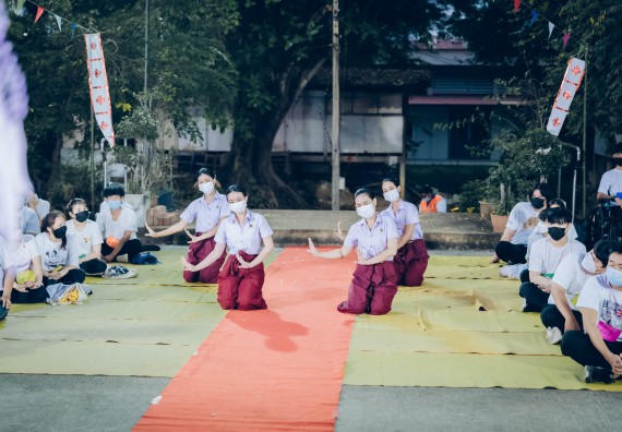ภาพกิจกรรม  สโมสรนักศึกษาคณะวิทยาศาสตร์และเทคโนโลยี โครงการเรียนรู้ ธำรงศิลปวัฒนธรรมคณะวิทยาศาสตร์และเทคโนโลยี มหาวิทยาลัยราชภัฏกำแพงเพชร ประจำปีงบประมาณ 2565