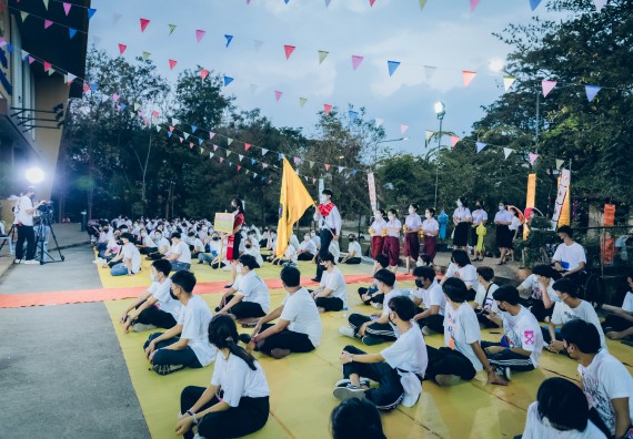 ภาพกิจกรรม  สโมสรนักศึกษาคณะวิทยาศาสตร์และเทคโนโลยี โครงการเรียนรู้ ธำรงศิลปวัฒนธรรมคณะวิทยาศาสตร์และเทคโนโลยี มหาวิทยาลัยราชภัฏกำแพงเพชร ประจำปีงบประมาณ 2565
