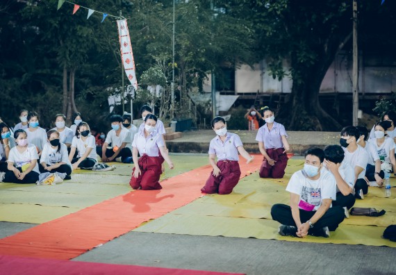 ภาพกิจกรรม  สโมสรนักศึกษาคณะวิทยาศาสตร์และเทคโนโลยี โครงการเรียนรู้ ธำรงศิลปวัฒนธรรมคณะวิทยาศาสตร์และเทคโนโลยี มหาวิทยาลัยราชภัฏกำแพงเพชร ประจำปีงบประมาณ 2565