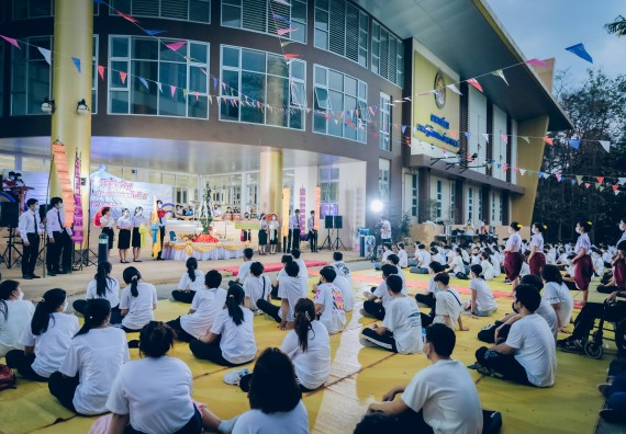 ภาพกิจกรรม  สโมสรนักศึกษาคณะวิทยาศาสตร์และเทคโนโลยี โครงการเรียนรู้ ธำรงศิลปวัฒนธรรมคณะวิทยาศาสตร์และเทคโนโลยี มหาวิทยาลัยราชภัฏกำแพงเพชร ประจำปีงบประมาณ 2565