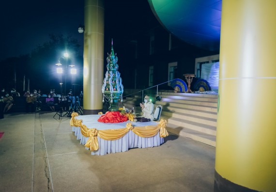 ภาพกิจกรรม  สโมสรนักศึกษาคณะวิทยาศาสตร์และเทคโนโลยี โครงการเรียนรู้ ธำรงศิลปวัฒนธรรมคณะวิทยาศาสตร์และเทคโนโลยี มหาวิทยาลัยราชภัฏกำแพงเพชร ประจำปีงบประมาณ 2565