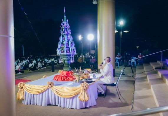 ภาพกิจกรรม  สโมสรนักศึกษาคณะวิทยาศาสตร์และเทคโนโลยี โครงการเรียนรู้ ธำรงศิลปวัฒนธรรมคณะวิทยาศาสตร์และเทคโนโลยี มหาวิทยาลัยราชภัฏกำแพงเพชร ประจำปีงบประมาณ 2565