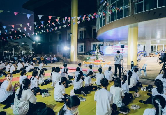 ภาพกิจกรรม  สโมสรนักศึกษาคณะวิทยาศาสตร์และเทคโนโลยี โครงการเรียนรู้ ธำรงศิลปวัฒนธรรมคณะวิทยาศาสตร์และเทคโนโลยี มหาวิทยาลัยราชภัฏกำแพงเพชร ประจำปีงบประมาณ 2565