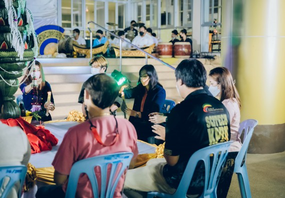 ภาพกิจกรรม  สโมสรนักศึกษาคณะวิทยาศาสตร์และเทคโนโลยี โครงการเรียนรู้ ธำรงศิลปวัฒนธรรมคณะวิทยาศาสตร์และเทคโนโลยี มหาวิทยาลัยราชภัฏกำแพงเพชร ประจำปีงบประมาณ 2565