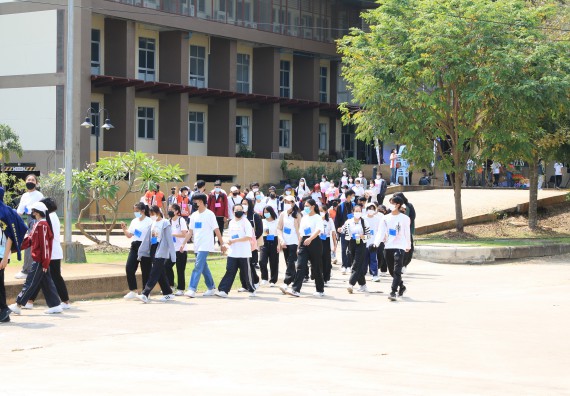 ภาพกิจกรรม  สโมสรนักศึกษาคณะวิทยาศาสตร์และเทคโนโลยี จัดโครงการพัฒนานักศึกษาคณะวิทยาศาสตร์และเทคโนโลยี มหาวิทยาลัยราชภัฏกําแพงเพชร ประจําปีงบประมาณ 2565